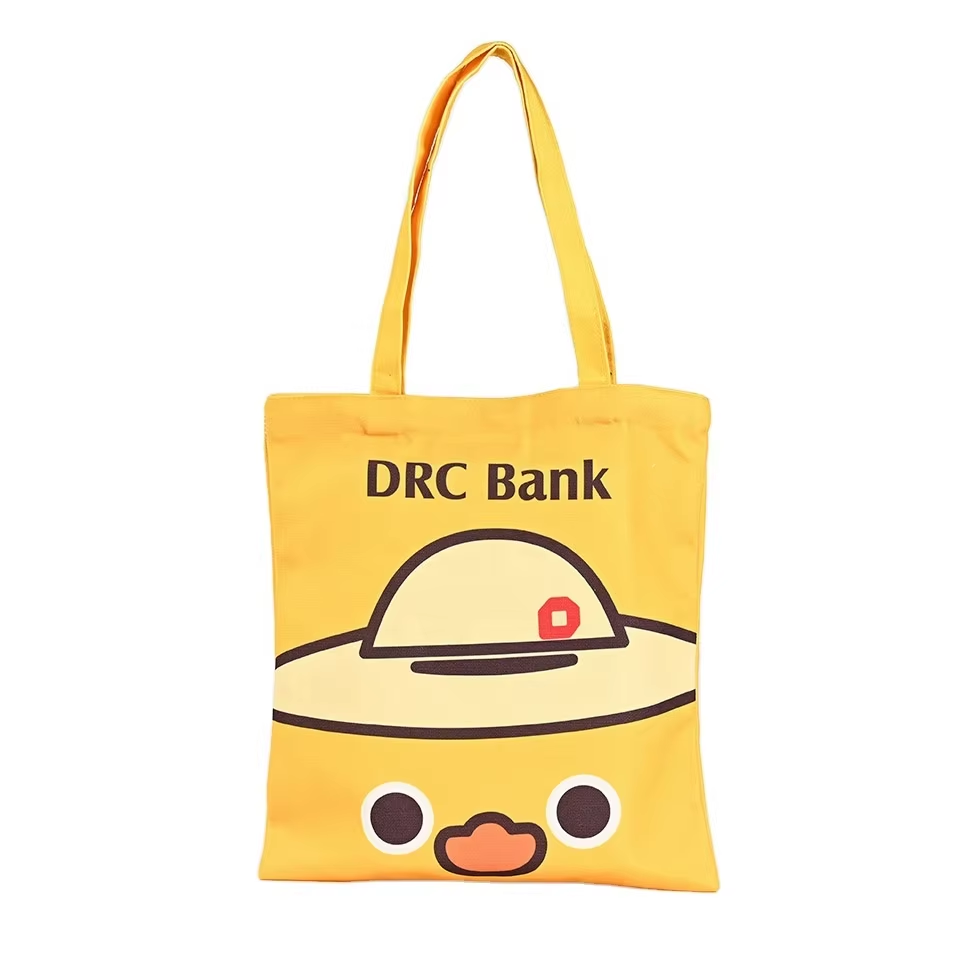 Factory Sale Eco-Friendly Recyclable Reusable Large Capacity Cotton Canvas Tote Bag Long Custom Logo Printed Grocery Shopping