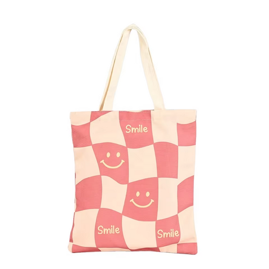 OEM & ODM Custom Printed Large Reusable Organic Cotton Tote Bag Logo Printed Recycle Plain Canvas Shopping Bag with Long Handle