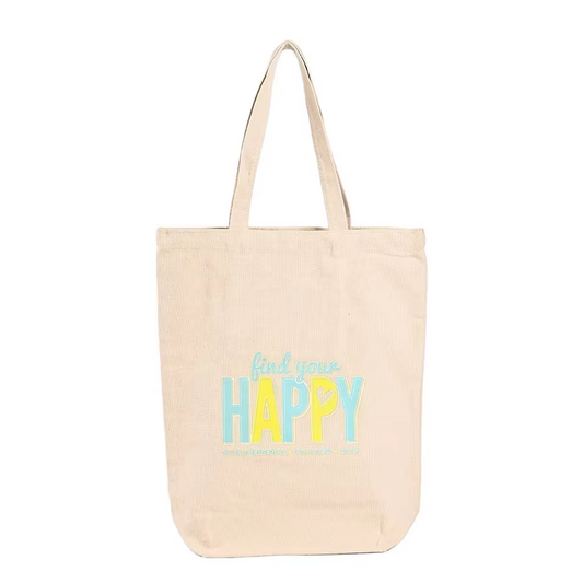 Customisable Cotton Canvas Tote Bag for Women Embroidered Nautical Design Long Recycled Reusable Shopping Totebag Printed Logo