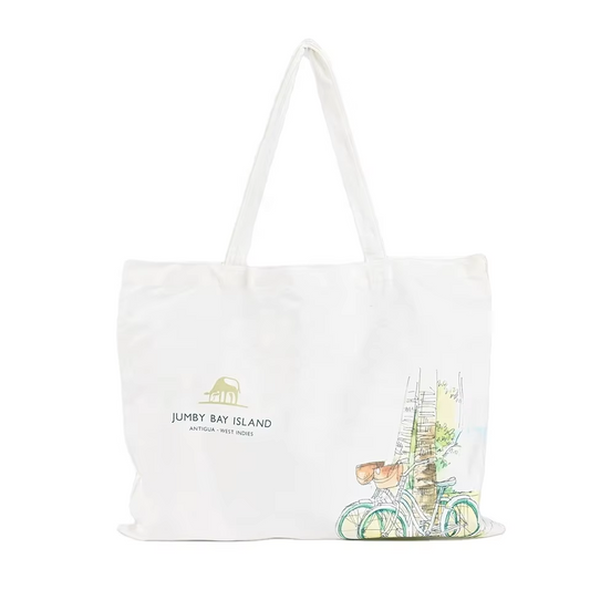 Eco-Friendly Cotton Canvas Tote Shoulder Bag with Long Handle Customized Logo and Recyclable Feature Letter Pattern Tote Bag
