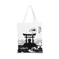 Customizable Organic Recyclable Cotton Canvas Tote Bag with Long Handle for Gifts and Shopping Eco-Friendly Shoulder Bag