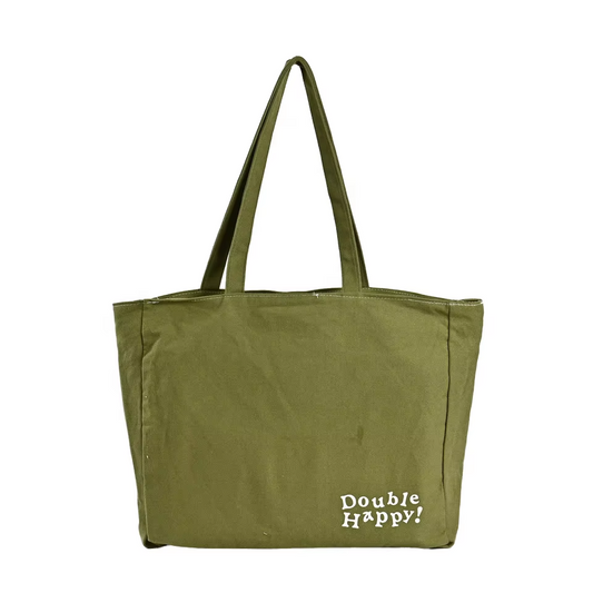 Eco-Friendly Cotton Canvas Tote Bag Custom Large Crossbody with Single Shoulder Wholesale Shopping Bag
