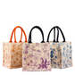 Customized Medium Linen Bags Eco-Friendly Logo-Printable Shopping Natural Jute Cotton Handbags Outing Canvas-Environmentally