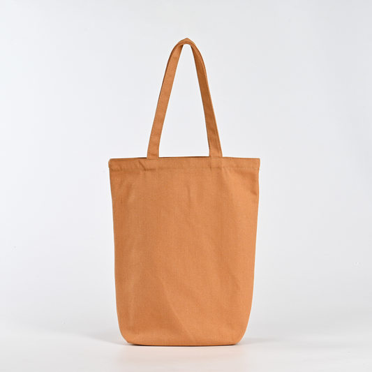 Custom Cotton Waxed Canvas Shoulder Bags Mini Large Sizes Drawstring Style Long Handle Leopard Blank for Personalized Design