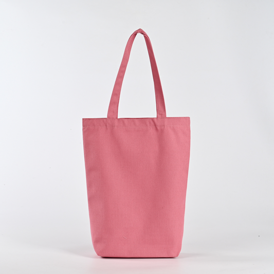 Eco-Friendly Creamy Organic Cotton Shopping Tote Bag Long Reusable Personalized Design Transfer Canvas Plain Tote Bags Logo