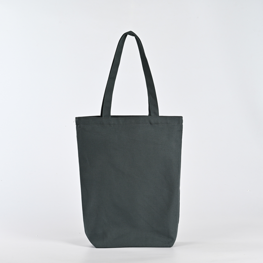 Large Capacity Tote Bags Customizable Organic Cotton Canvas Fabric Promotional with Leopard Pattern Long Handle Printed Logo