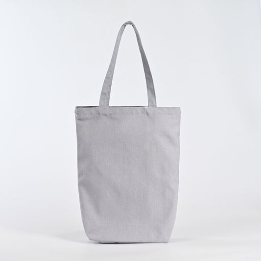 Hot Sale Eco-Friendly Canvas Tote Bag Custom Logo Fashion Reusable Blank Canvas Shopping Bag with Long Handle