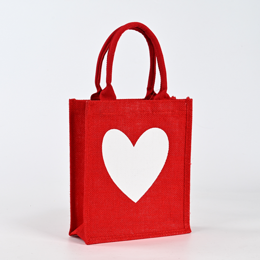 High Quality Custom Red Jute Burlap Tote Bag with Long Handle Wholesale Beach Jute Gunny Shopping Bags with Lace