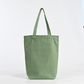 Private Label Printing New Black White Plain Canvas Tote Bag Leopard 12Oz Heavy Duty Cotton Long Zipper Black White Sling Tote