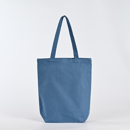 Custom Printed Large Recycle Plain Organic Cotton Canvas Tote Bags with Long Handle Reusable Shopping Bags with Pockets Bulk