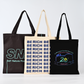 High Quality Cotton Canvas Tote Shopping Bag with Long Handle Custom Leopard Pattern Tote Bag