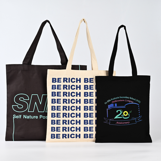 High Quality Cotton Canvas Tote Shopping Bag with Long Handle Custom Leopard Pattern Tote Bag