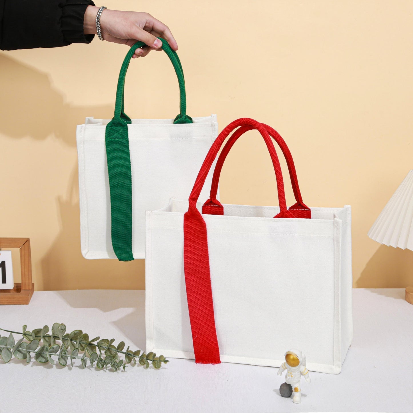 Strap Canvas Tote Bag