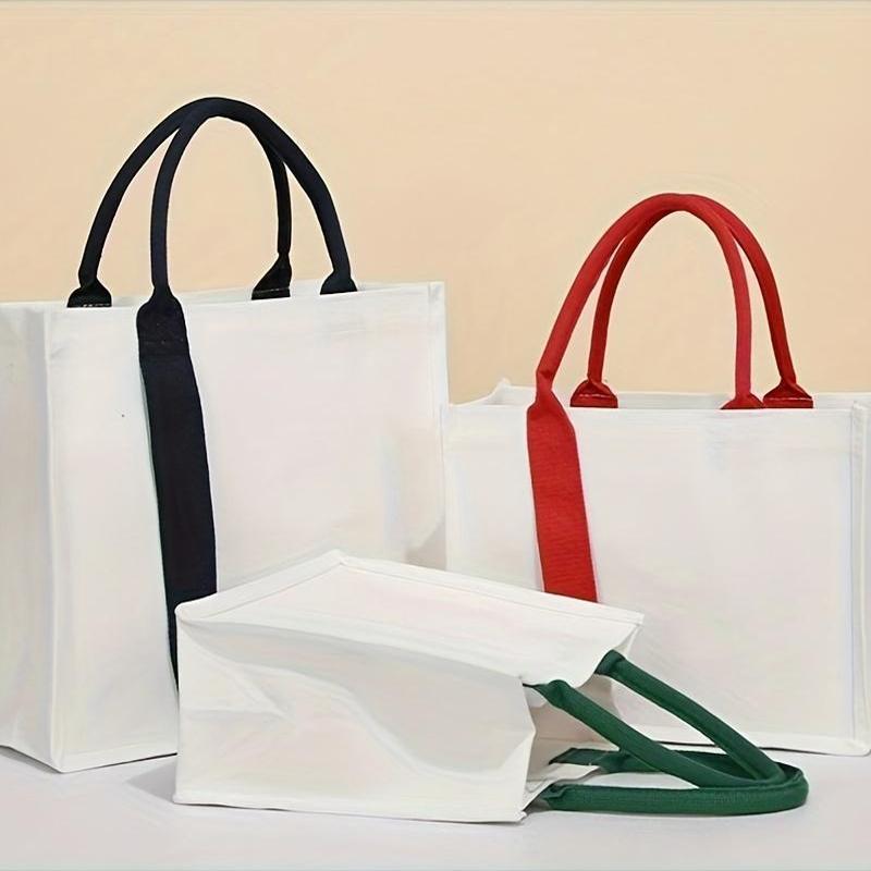 Strap Canvas Tote Bag