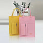 Fashion Non-woven fabric plain Floral colorful tote bags