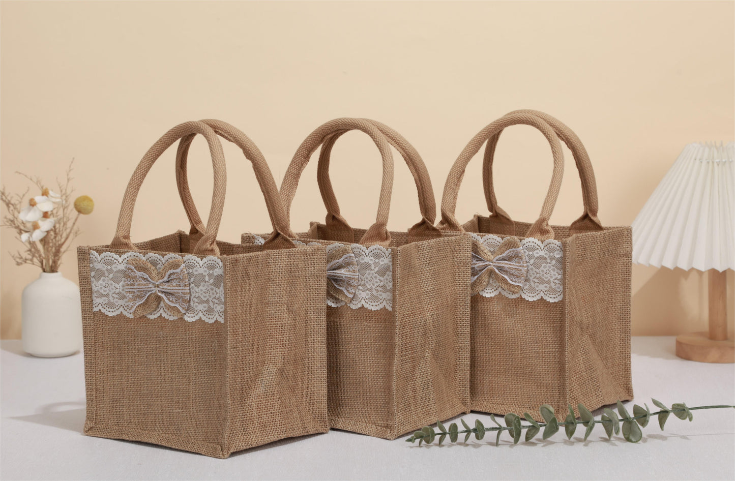 Bow Full Hemp Tote Bag