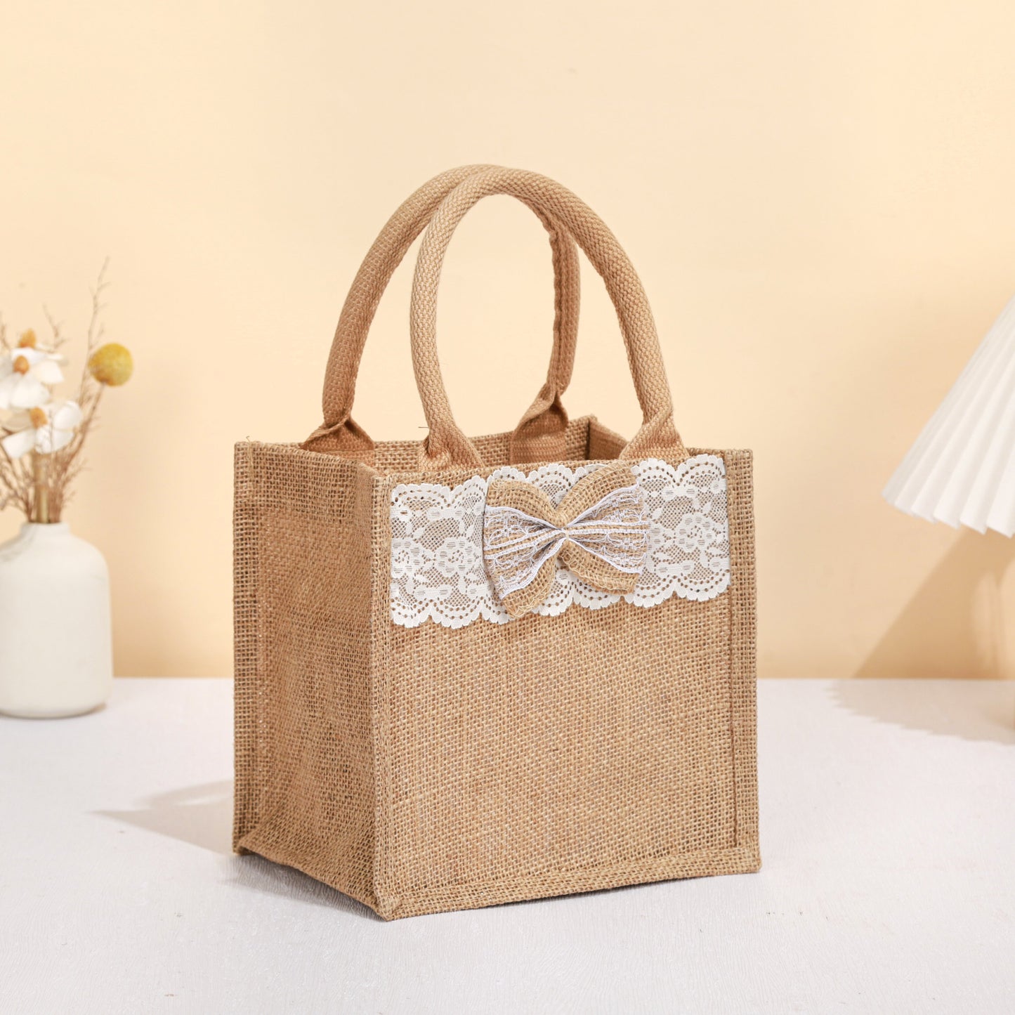 Bow Full Hemp Tote Bag