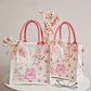 Peach blossom tote bag