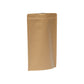 In Stock Factory Supply White Kraft Paper Stand Up Pouch Bags For Grocery