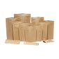 In Stock Factory Supply White Kraft Paper Stand Up Pouch Bags For Grocery