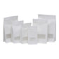 In Stock Factory Supply White Kraft Paper Stand Up Pouch Bags For Grocery