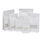 In Stock Factory Supply White Kraft Paper Stand Up Pouch Bags For Grocery