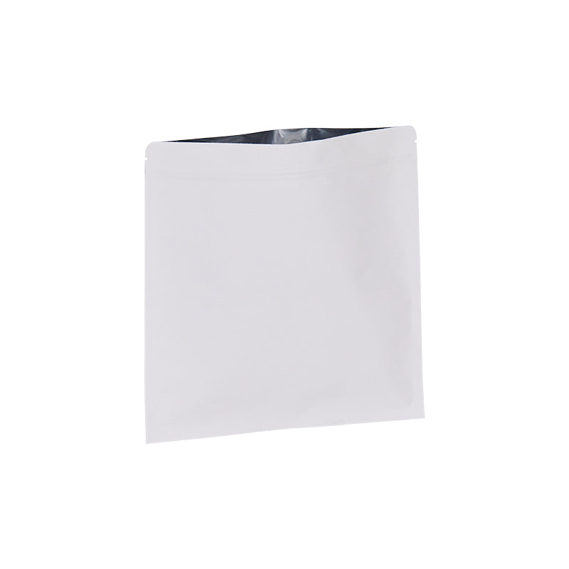 In Stock Factory Supply White Kraft Paper Stand Up Pouch Bags For Grocery