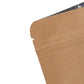 In Stock Factory Supply White Kraft Paper Stand Up Pouch Bags For Grocery