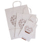 In Stock Factory Supply White Kraft Paper Stand Up Pouch Bags For Grocery