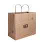 In Stock Factory Supply White Kraft Paper Stand Up Pouch Bags For Grocery