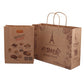 In Stock Factory Supply White Kraft Paper Stand Up Pouch Bags For Grocery